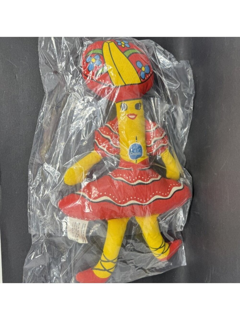 Vtg 1975 Chiquita Banana Promotional Cloth Rag Doll 15" Advertising Plush New